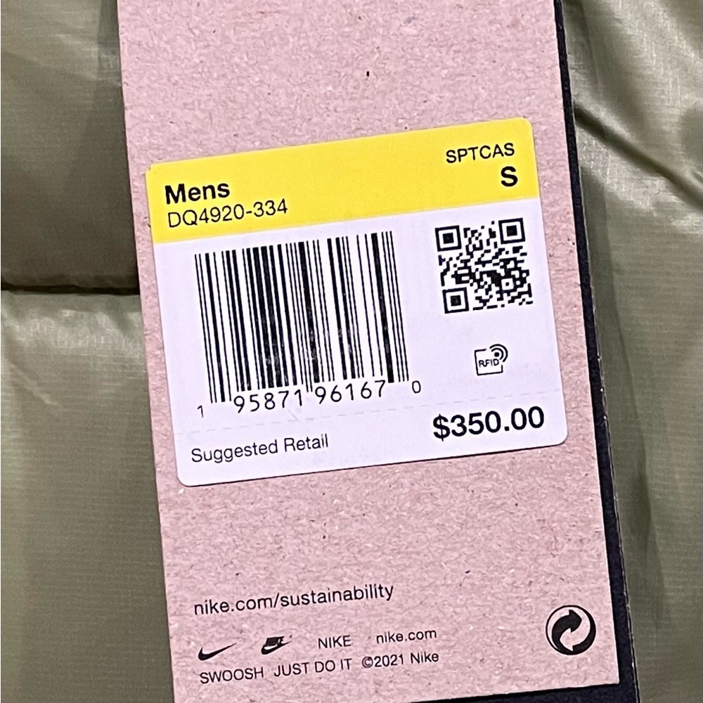 NEW NIKE PUFFER THERMA-FIT JACKET WITH HOODIE - Picture 5 of 8